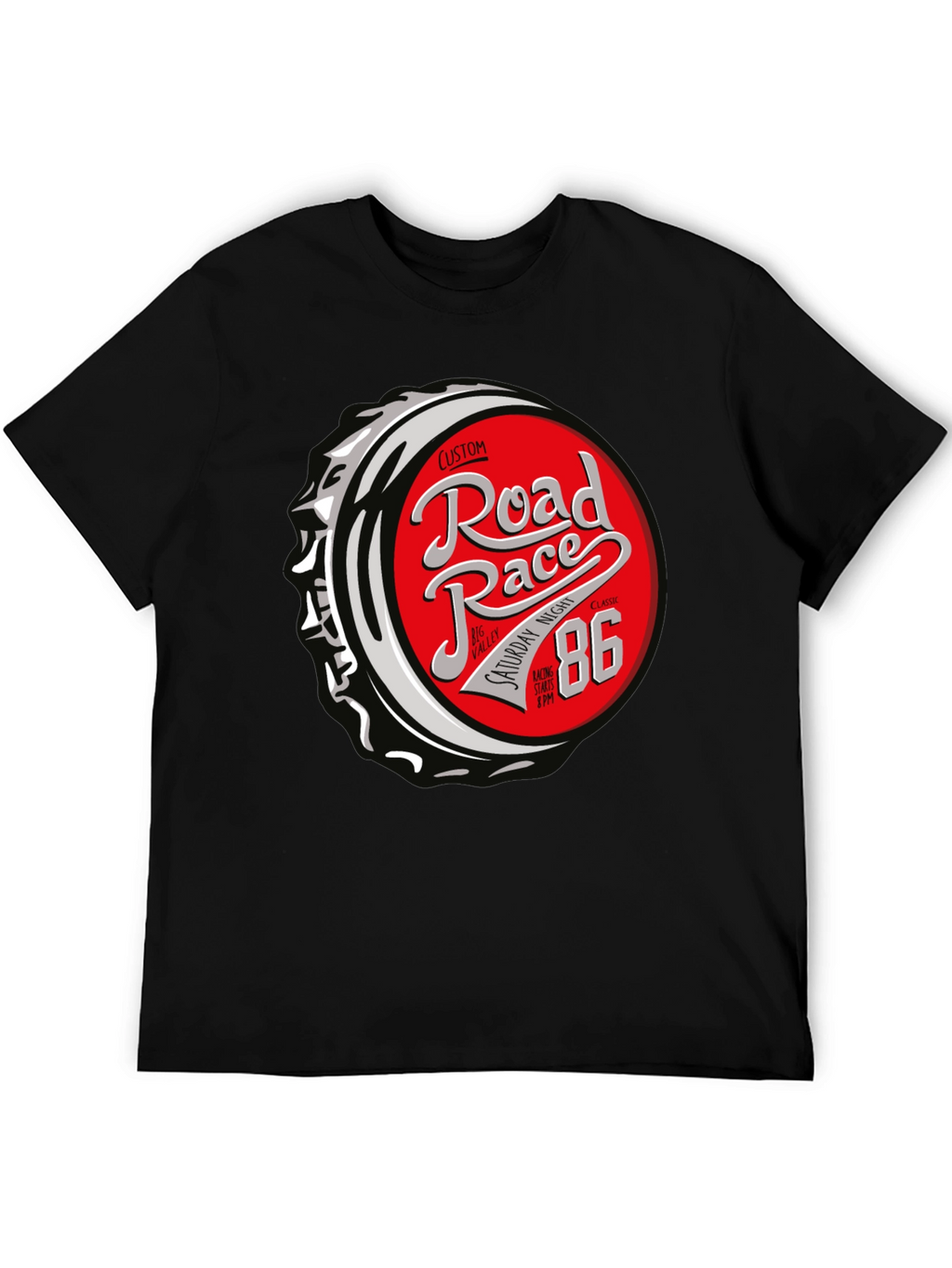 Road Race 86 T-Shirt - Custom Design