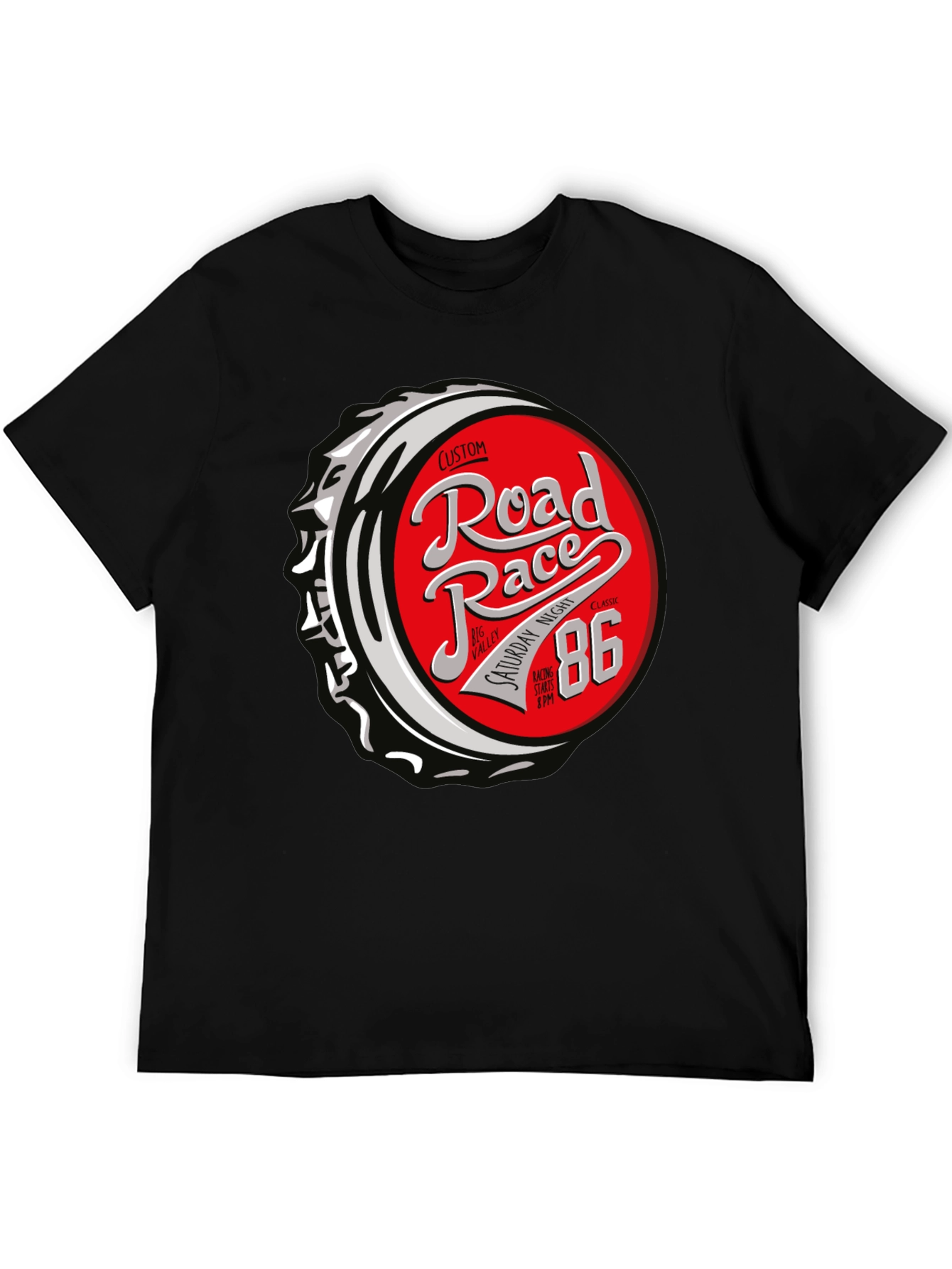 Road Race 86 T-Shirt - Custom Design
