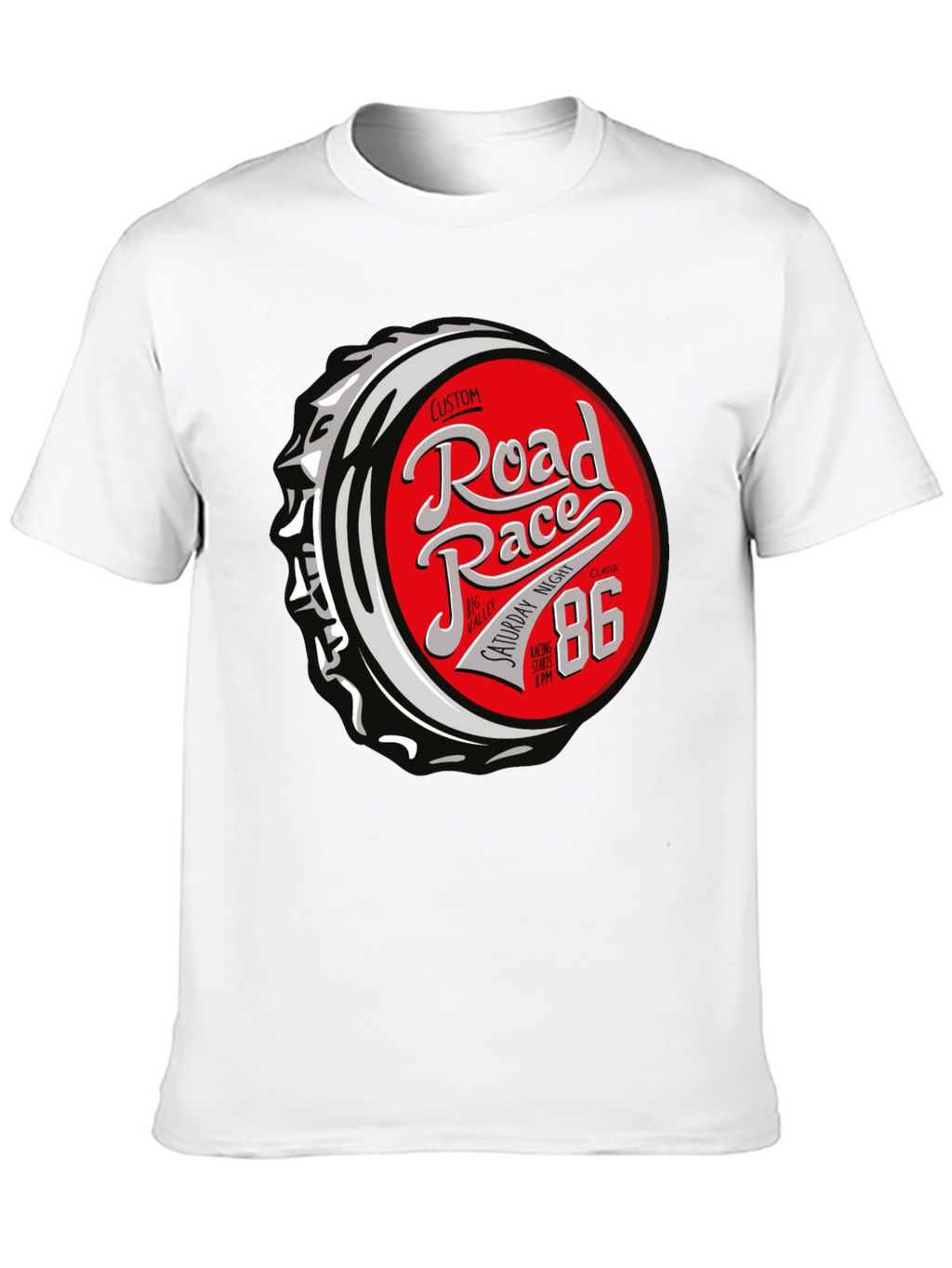 Road Race 86 T-Shirt - Custom Design