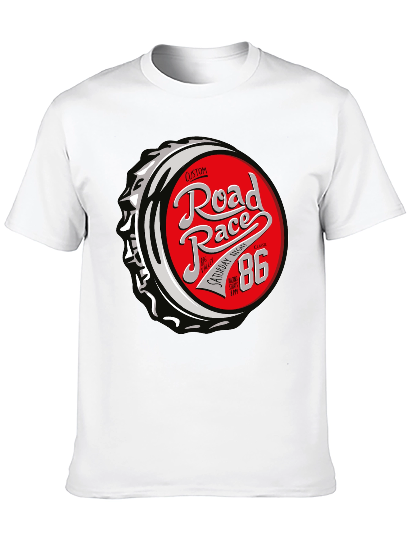 Road Race 86 T-Shirt - Custom Design