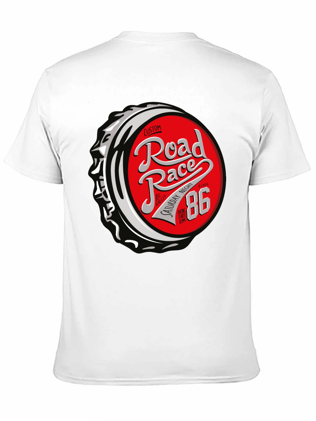 Road Race 86 T-Shirt - Custom Design