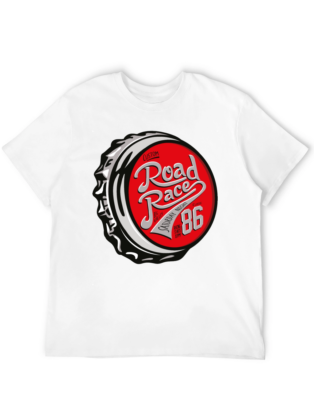 Road Race 86 T-Shirt - Custom Design