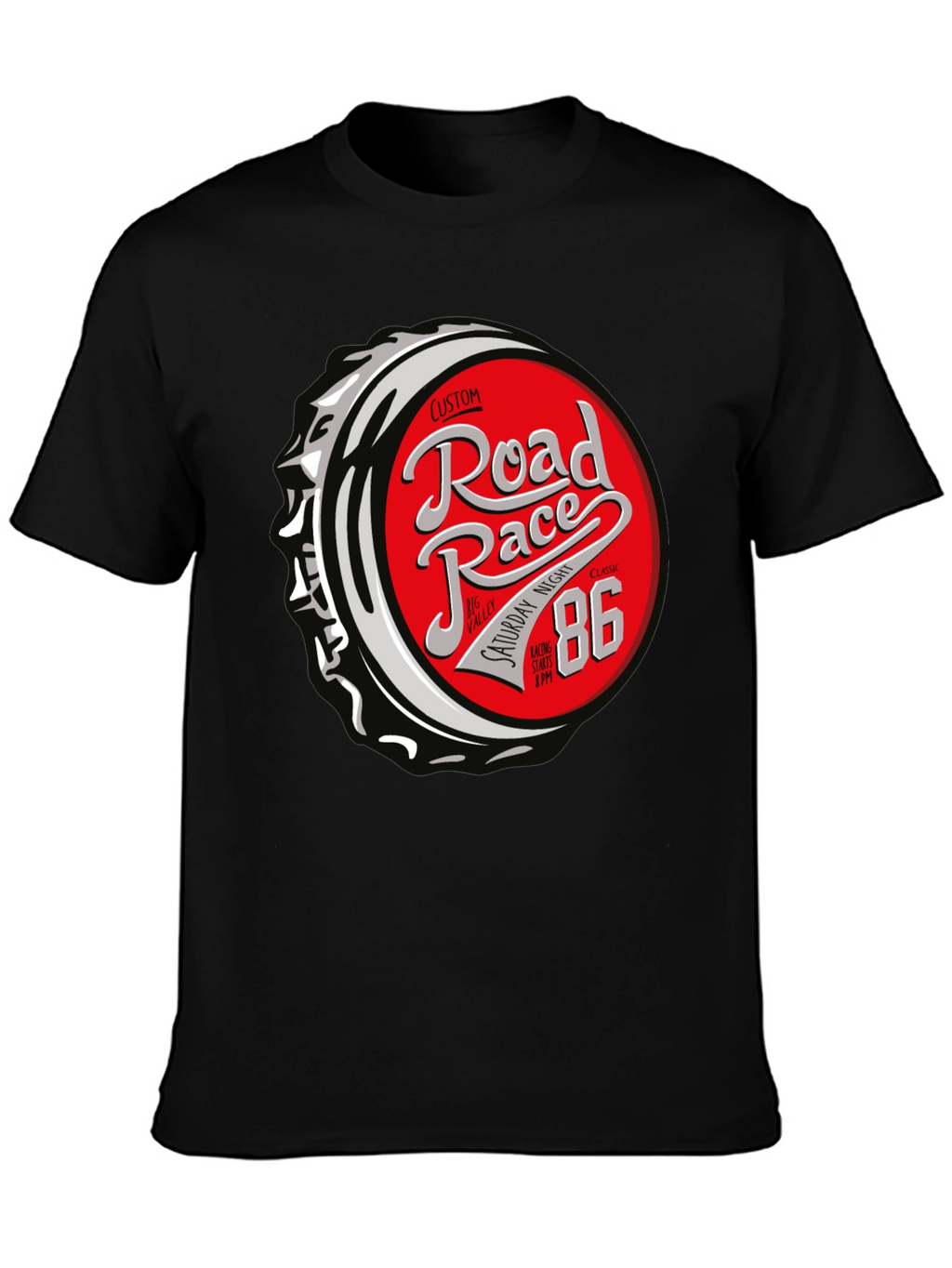 Road Race 86 T-Shirt - Custom Design