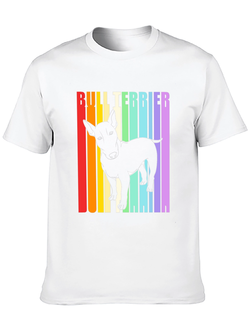 Bull Terrier Rainbow T-Shirt
