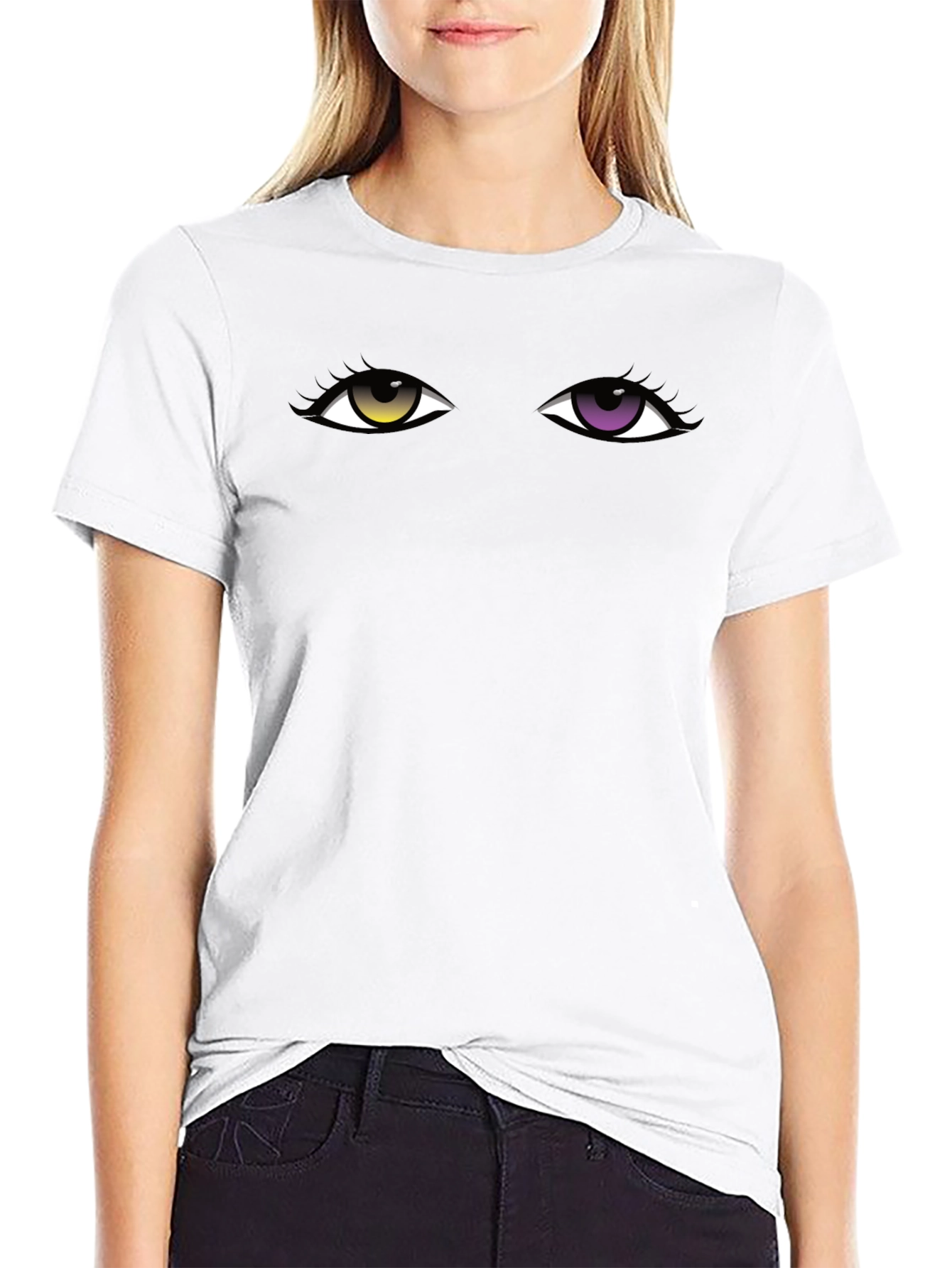 Heterochromia Eyes T-Shirt - Unique Graphic Tee