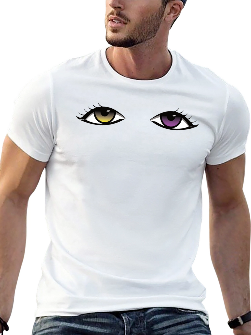 Heterochromia Eyes T-Shirt - Unique Graphic Tee