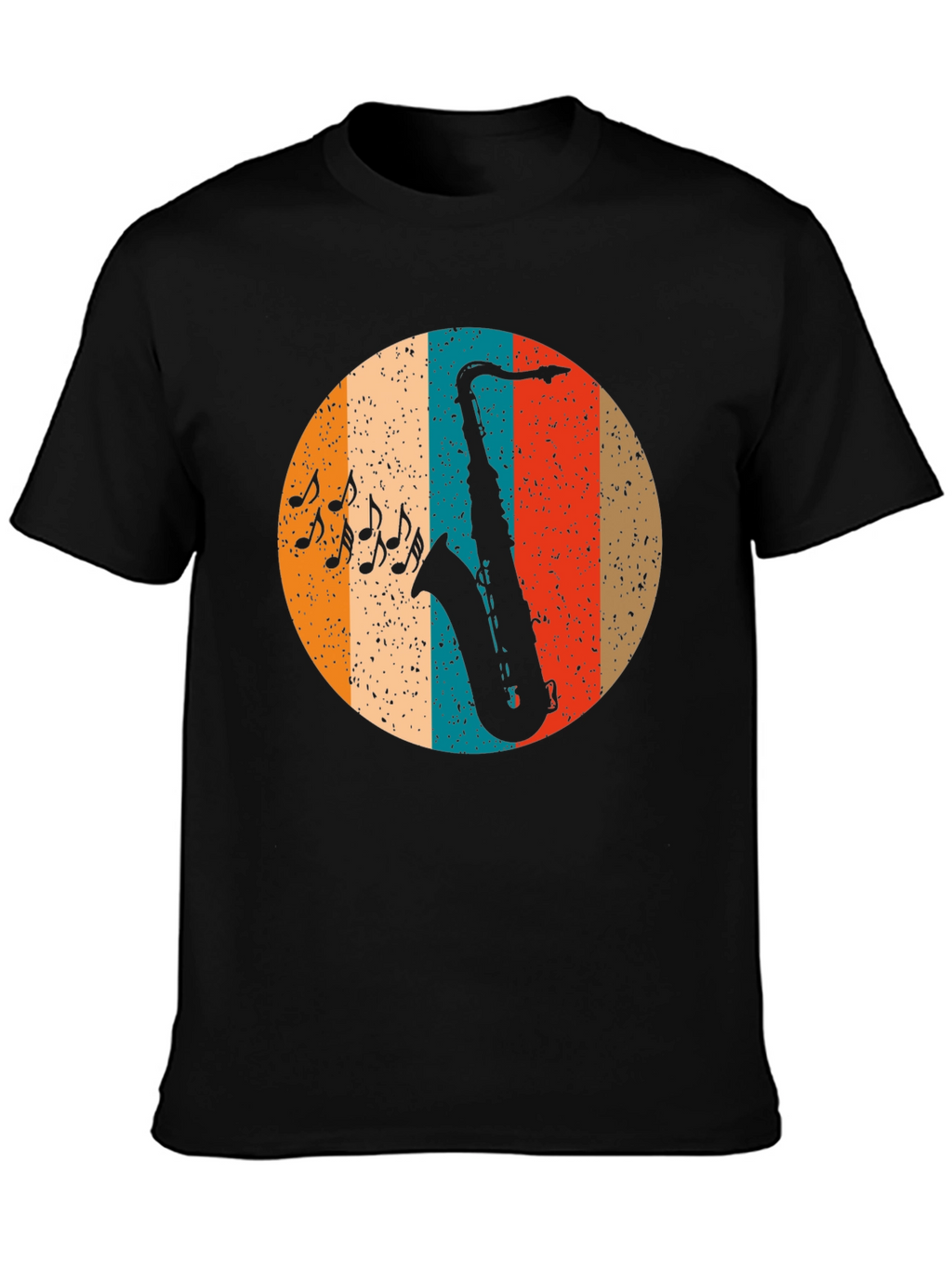 Retro Saxophone Music T-Shirt