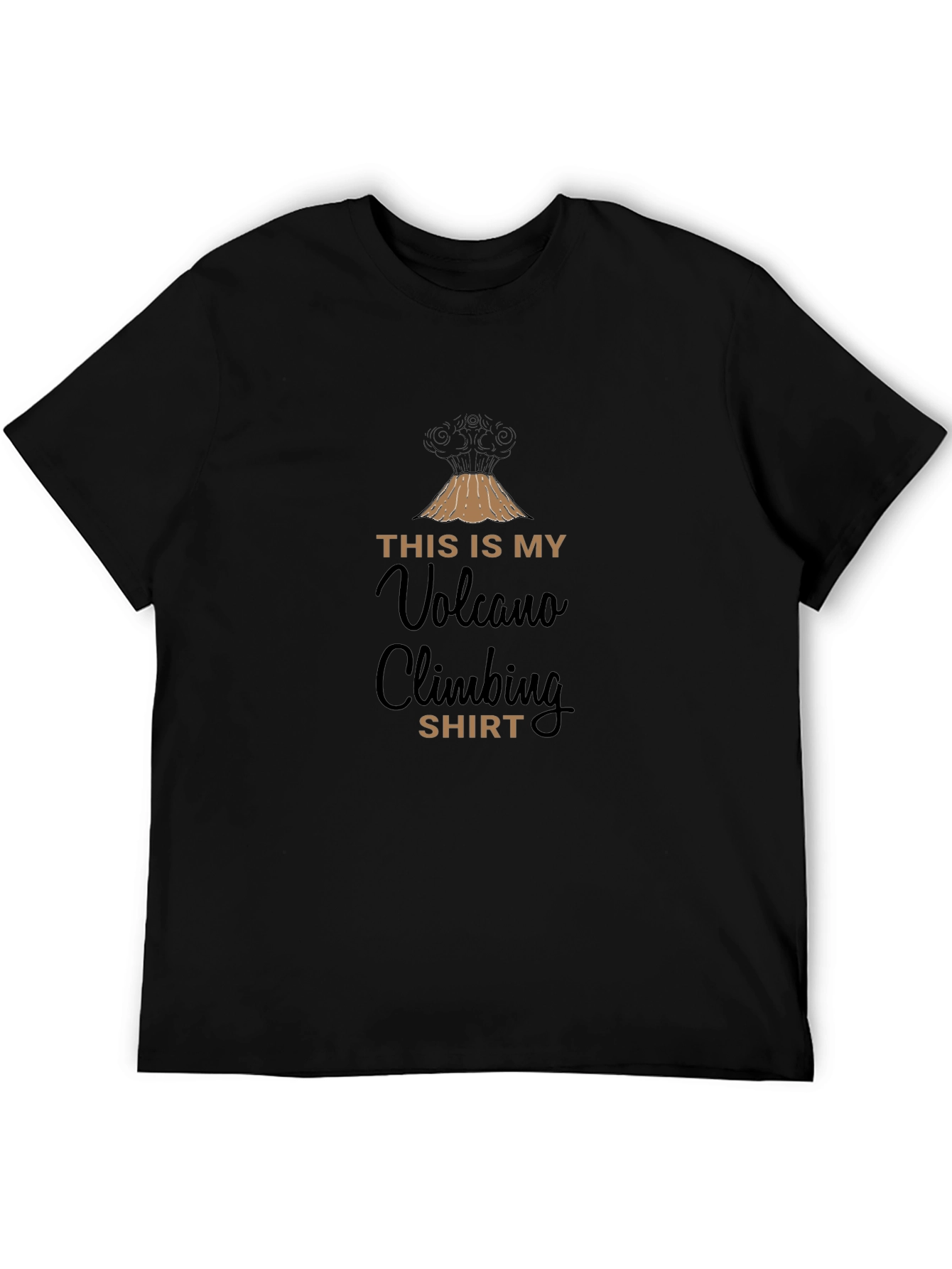 Volcano Climbing Shirt - Funny Graphic Tee