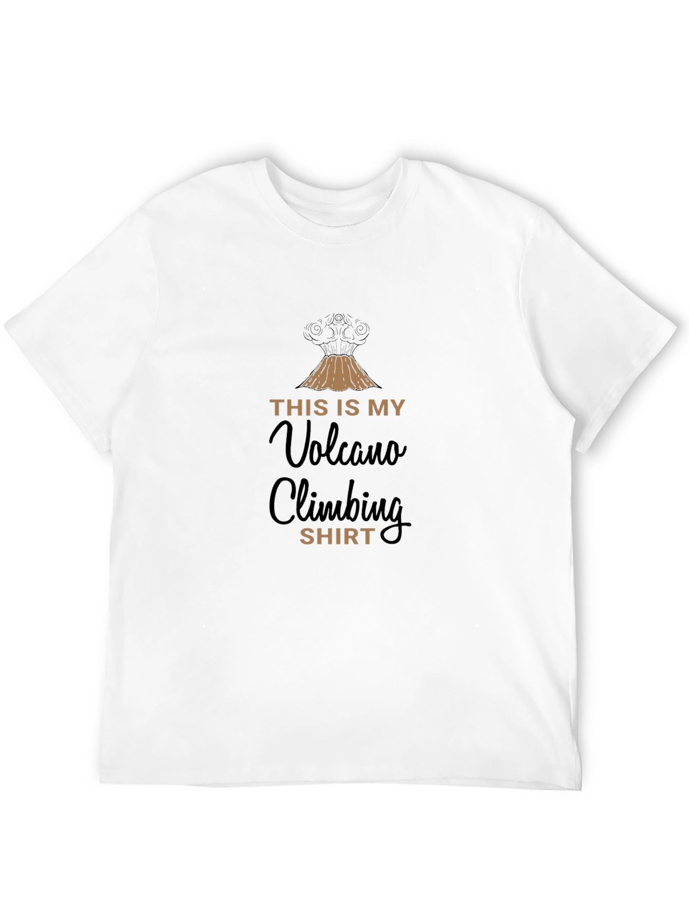 Volcano Climbing Shirt - Funny Graphic Tee