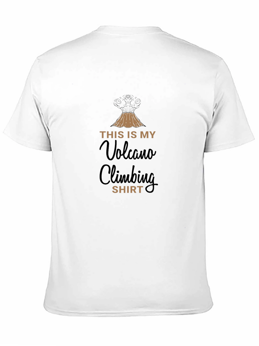 Volcano Climbing Shirt - Funny Graphic Tee
