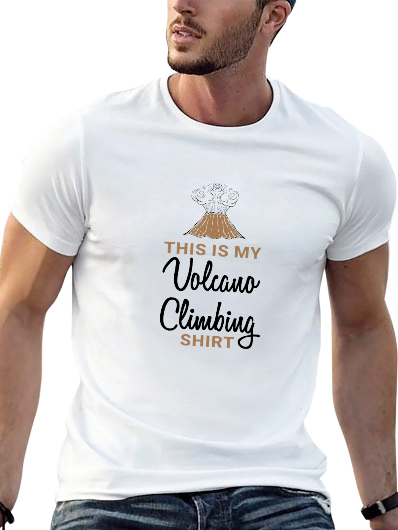 Volcano Climbing Shirt - Funny Graphic Tee