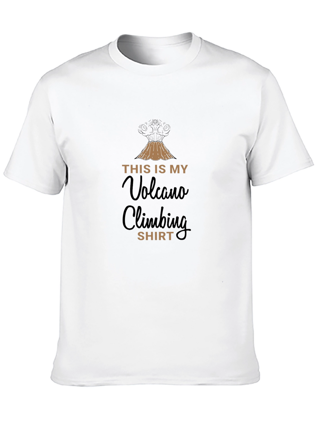 Volcano Climbing Shirt - Funny Graphic Tee