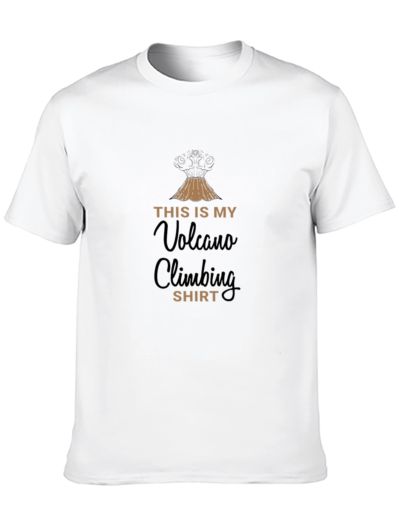 Volcano Climbing Shirt - Funny Graphic Tee