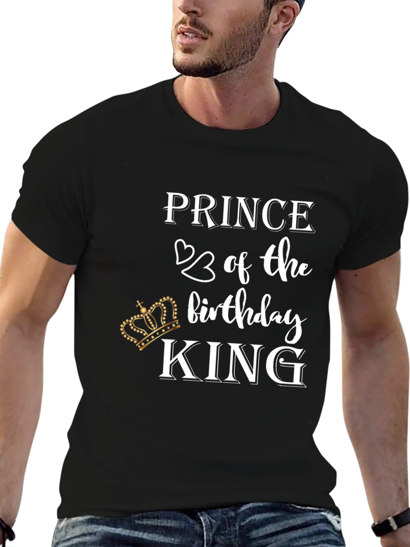 Prince Birthday King Graphic Tee