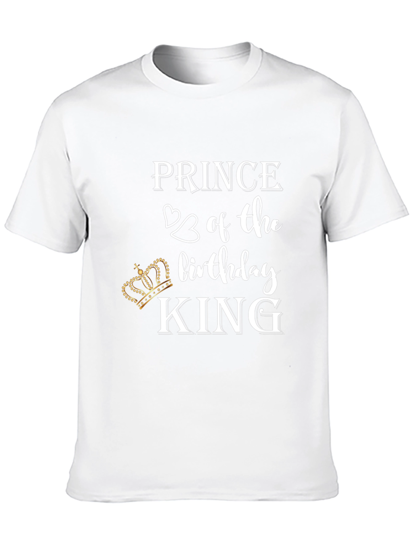 Prince Birthday King Graphic Tee