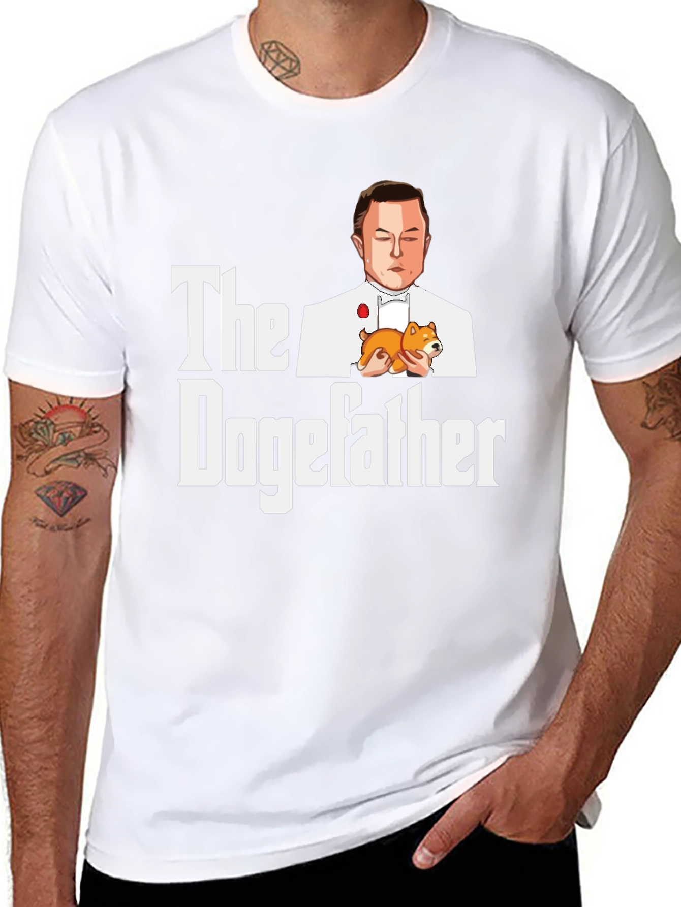 The Dogefather T-Shirt - Crypto Meme Tee
