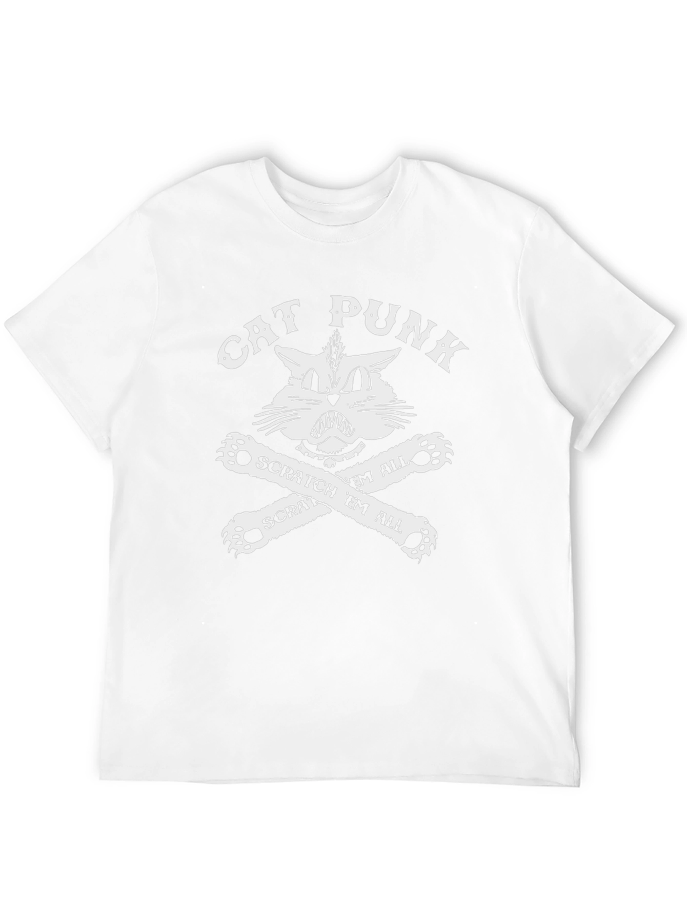 Cat Punk T-Shirt - Scratch Em All!