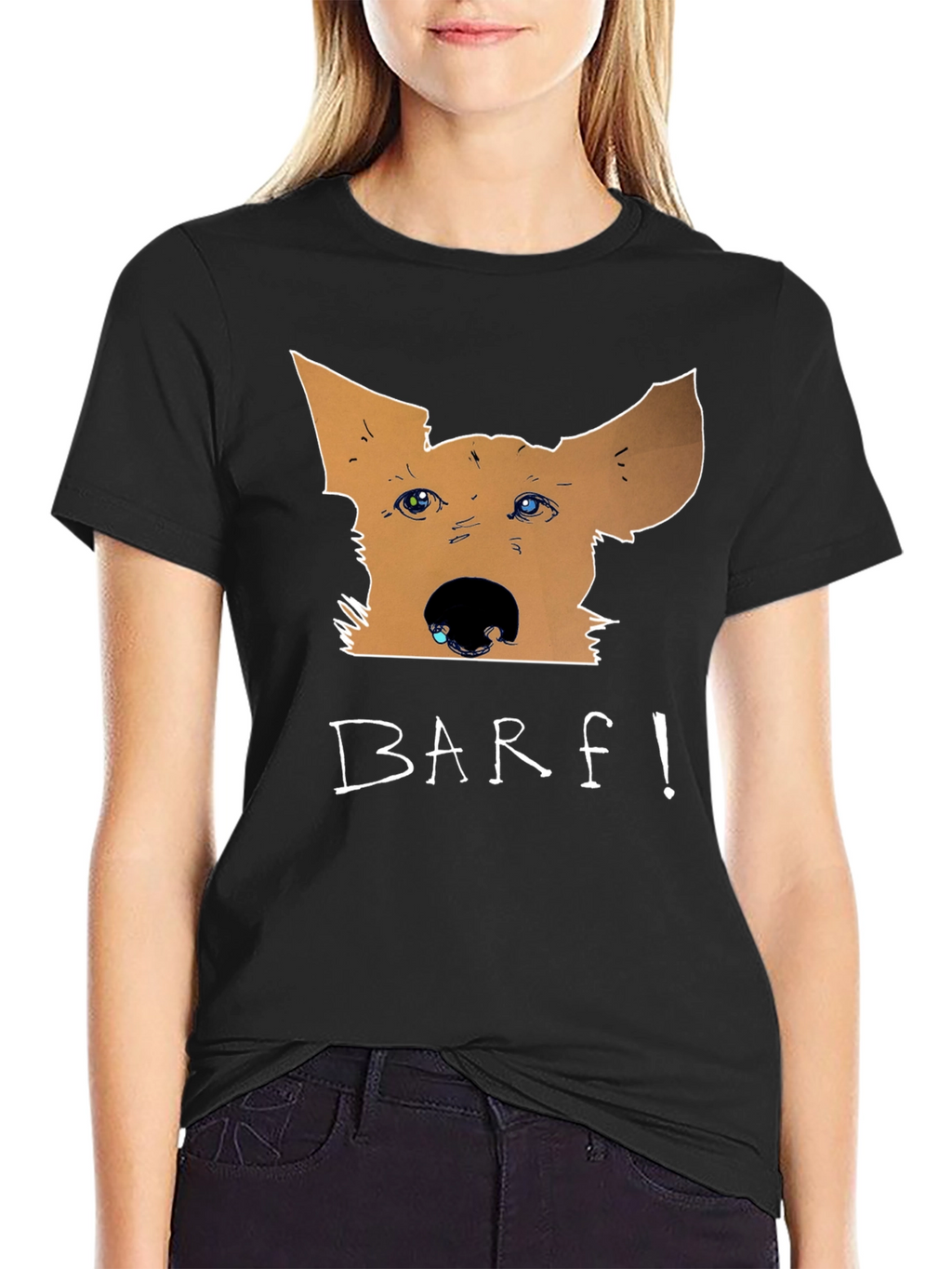 Funny BARF! Dog Graphic T-Shirt