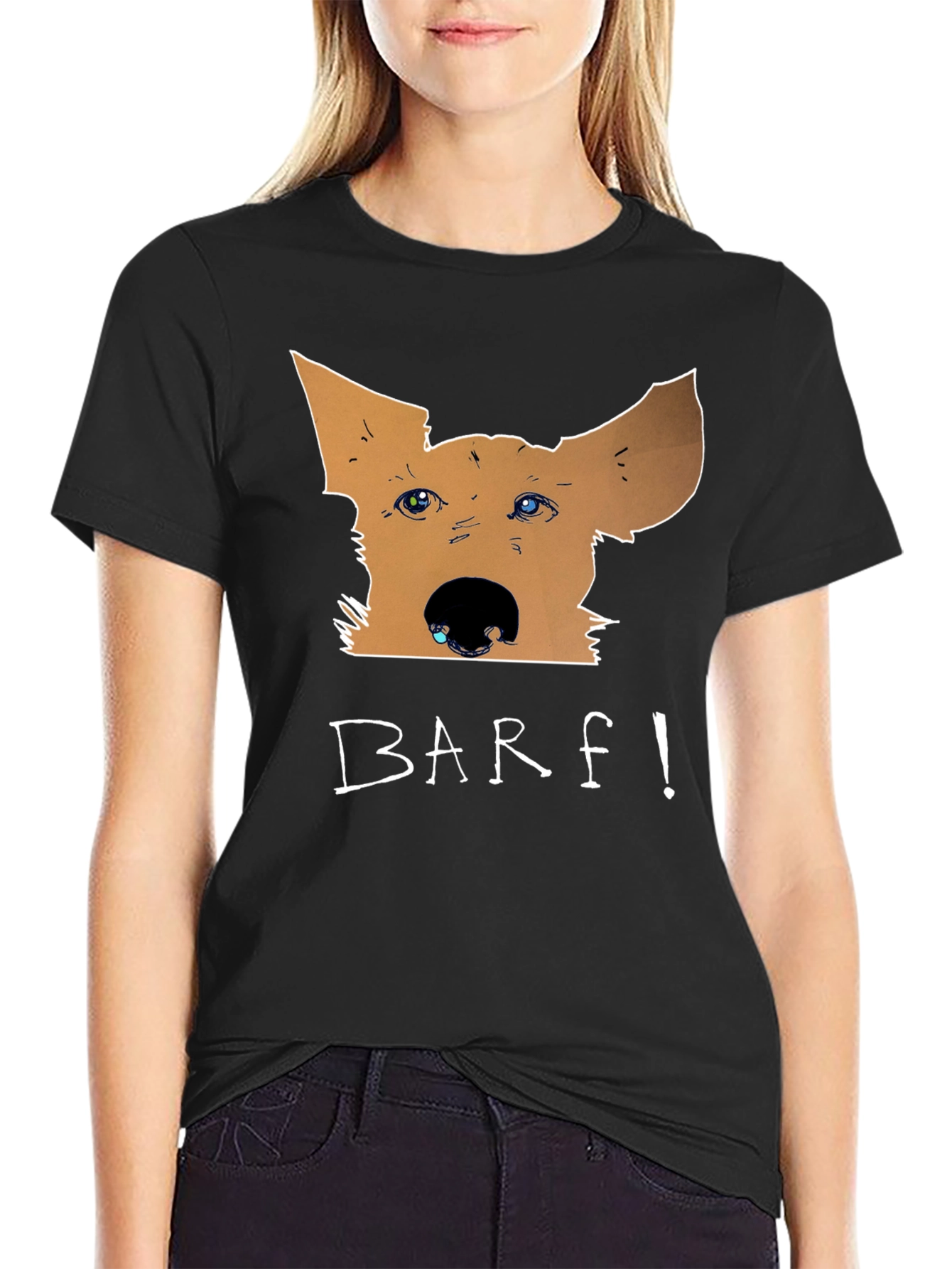 Funny BARF! Dog Graphic T-Shirt