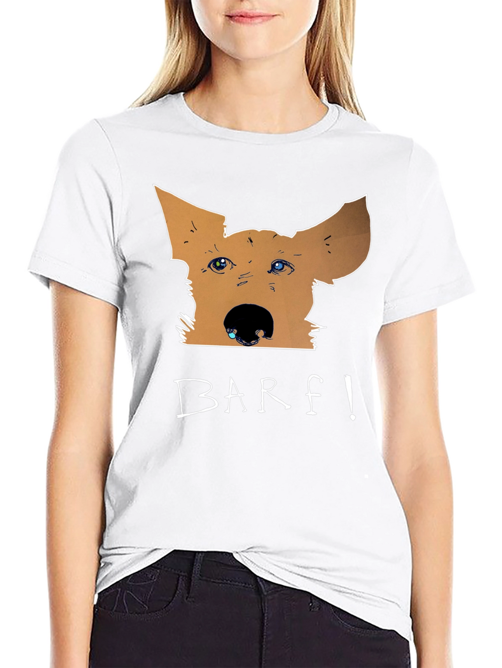 Funny BARF! Dog Graphic T-Shirt