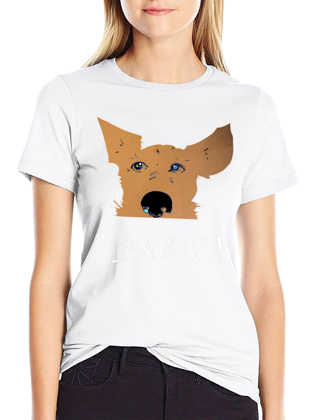Funny BARF! Dog Graphic T-Shirt
