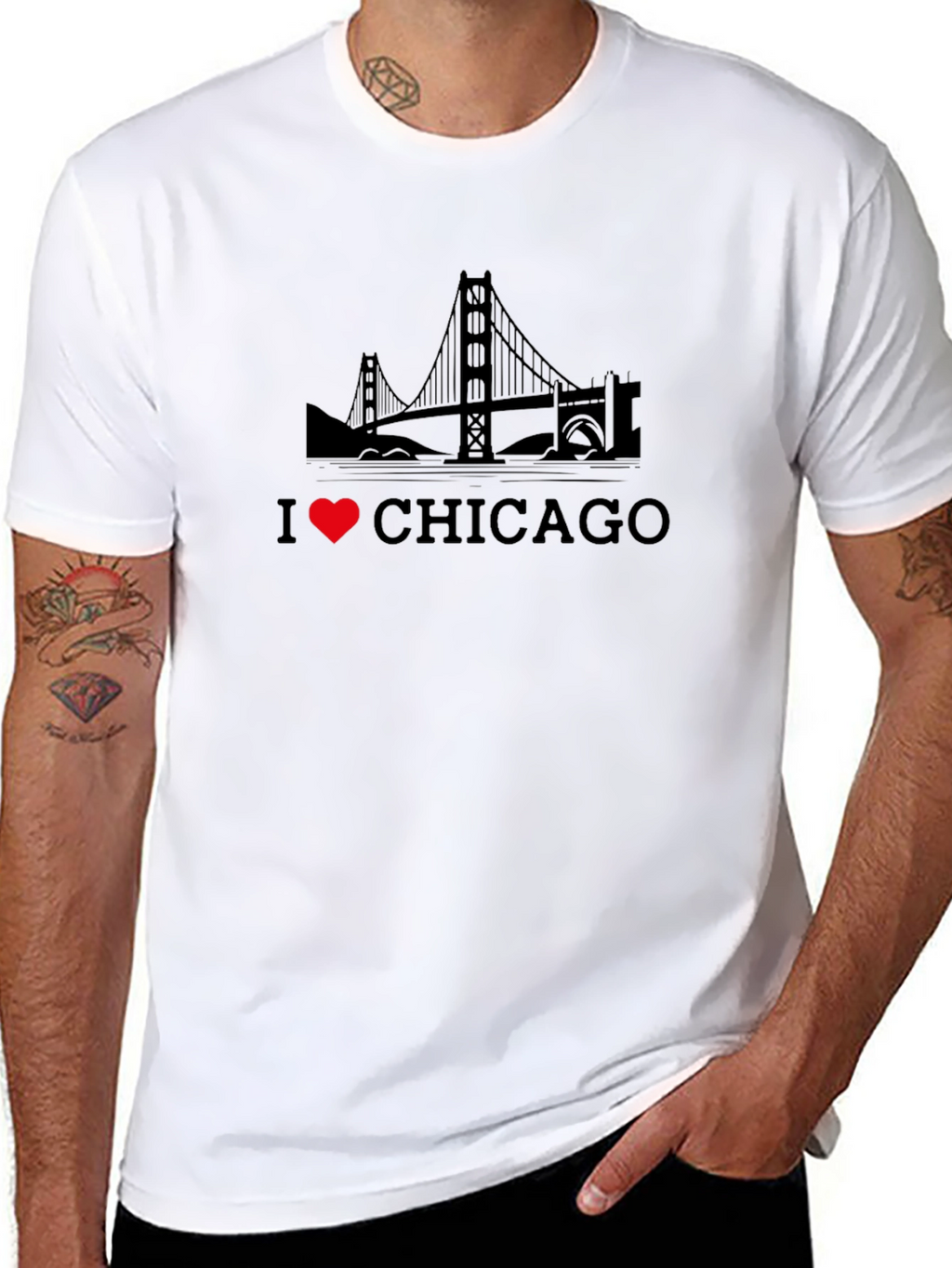 I Love Chicago T-Shirt - City Pride Tee