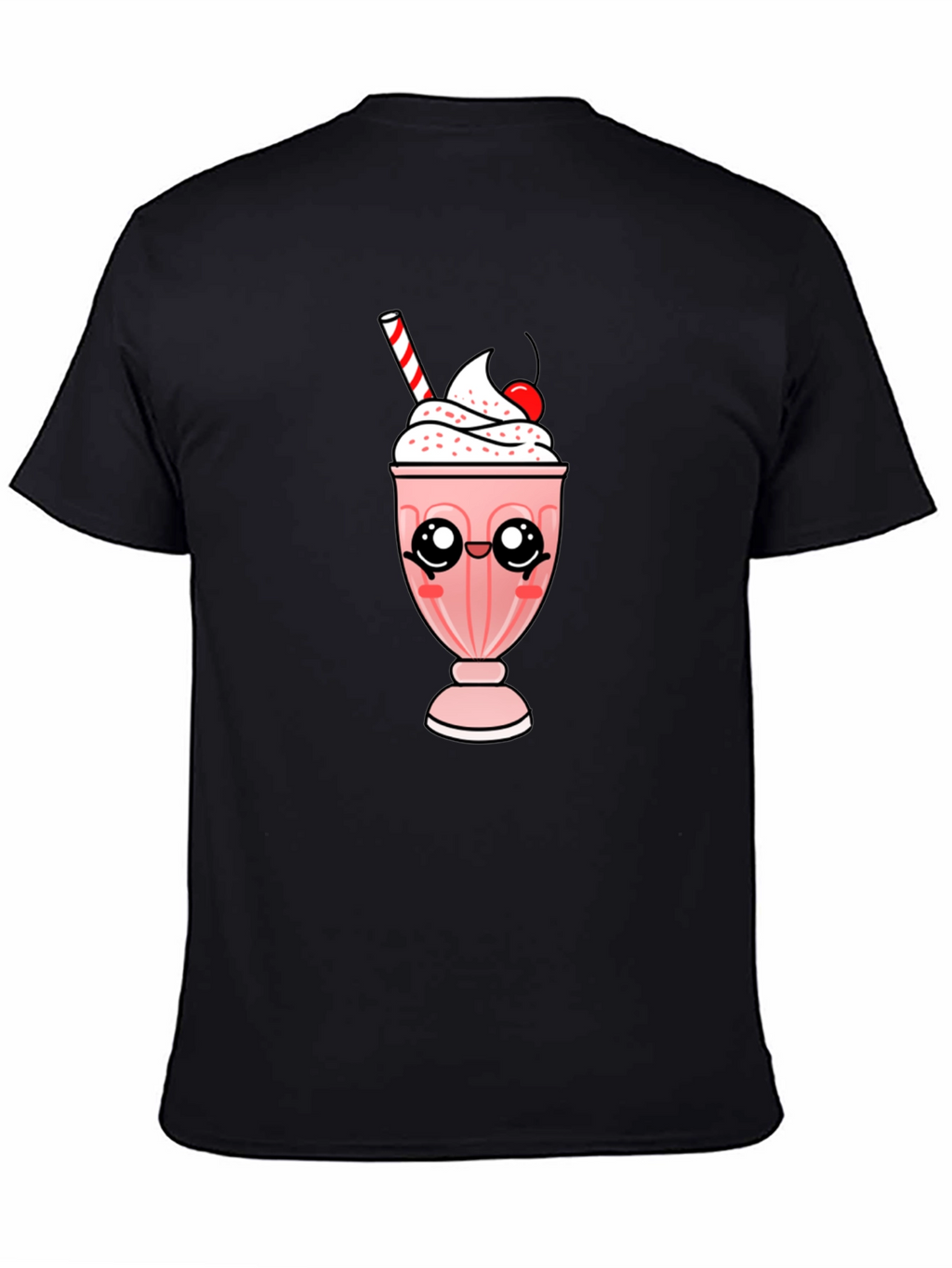 Kawaii Milkshake Graphic Tee - Cute Dessert Shirt