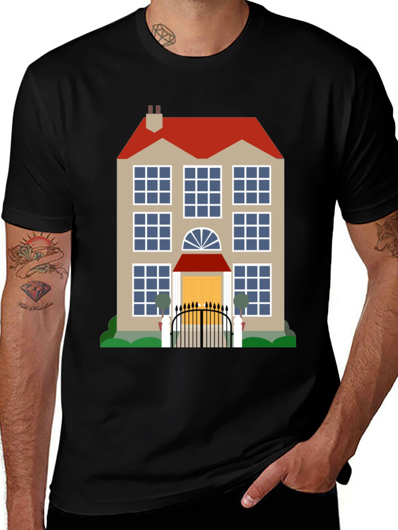 House Graphic T-Shirt | Unique Design Tee