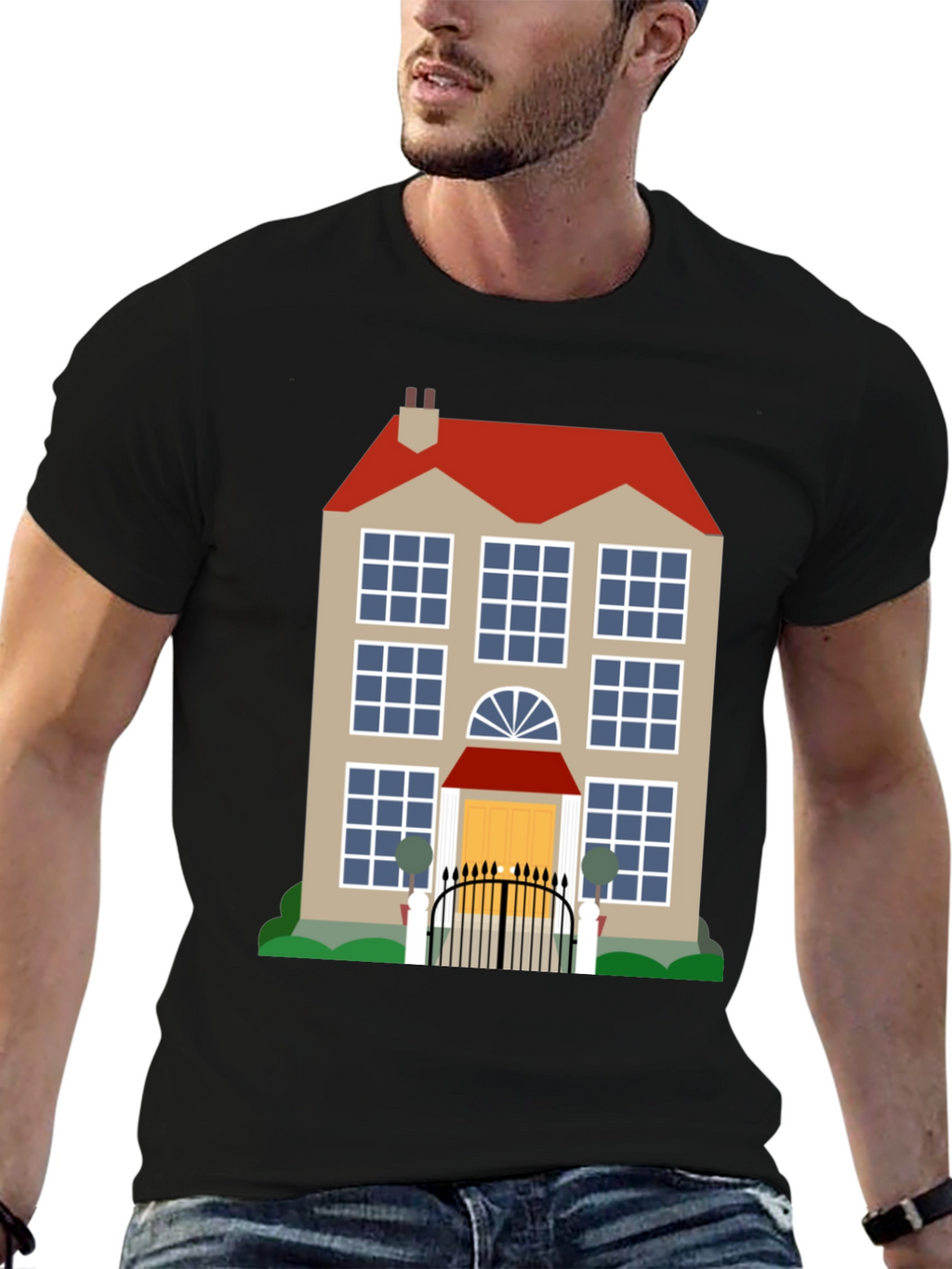House Graphic T-Shirt | Unique Design Tee
