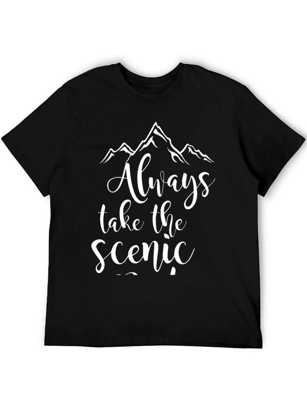 Scenic Route Black T-Shirt