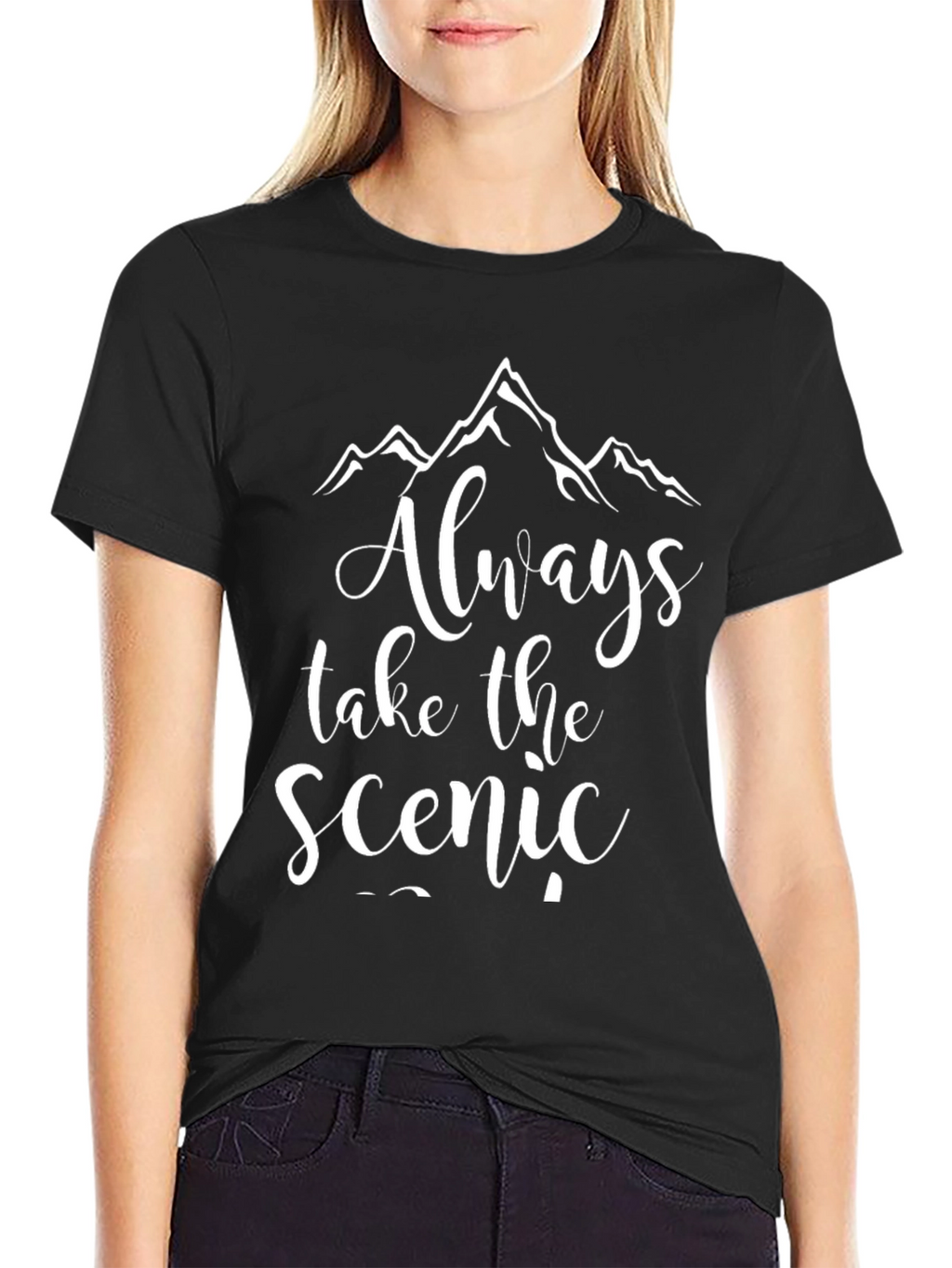 Scenic Route Black T-Shirt