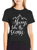 Scenic Route Black T-Shirt