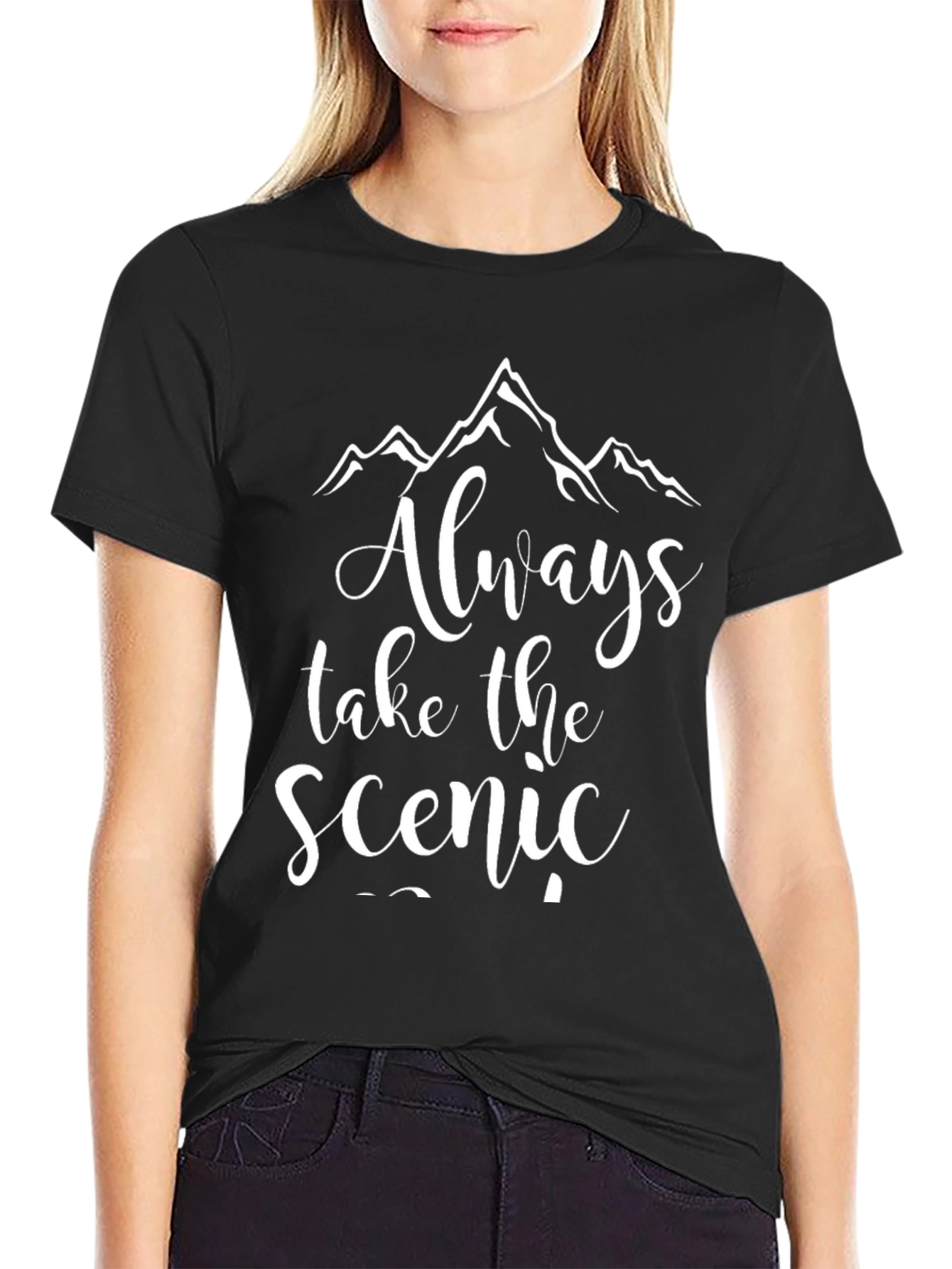 Scenic Route Black T-Shirt