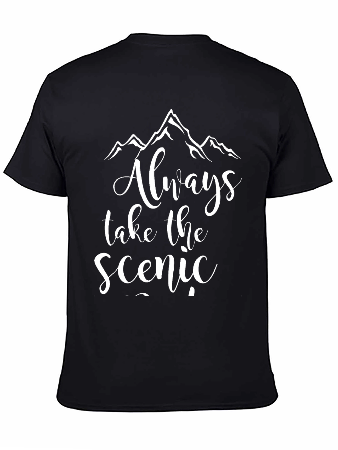 Scenic Route Black T-Shirt