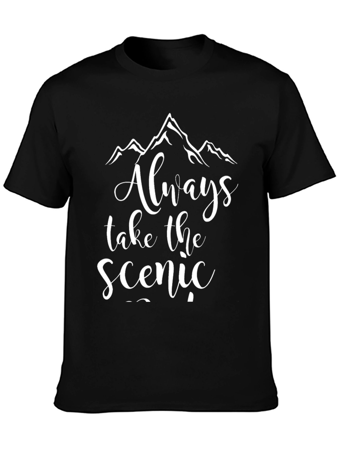 Scenic Route Black T-Shirt