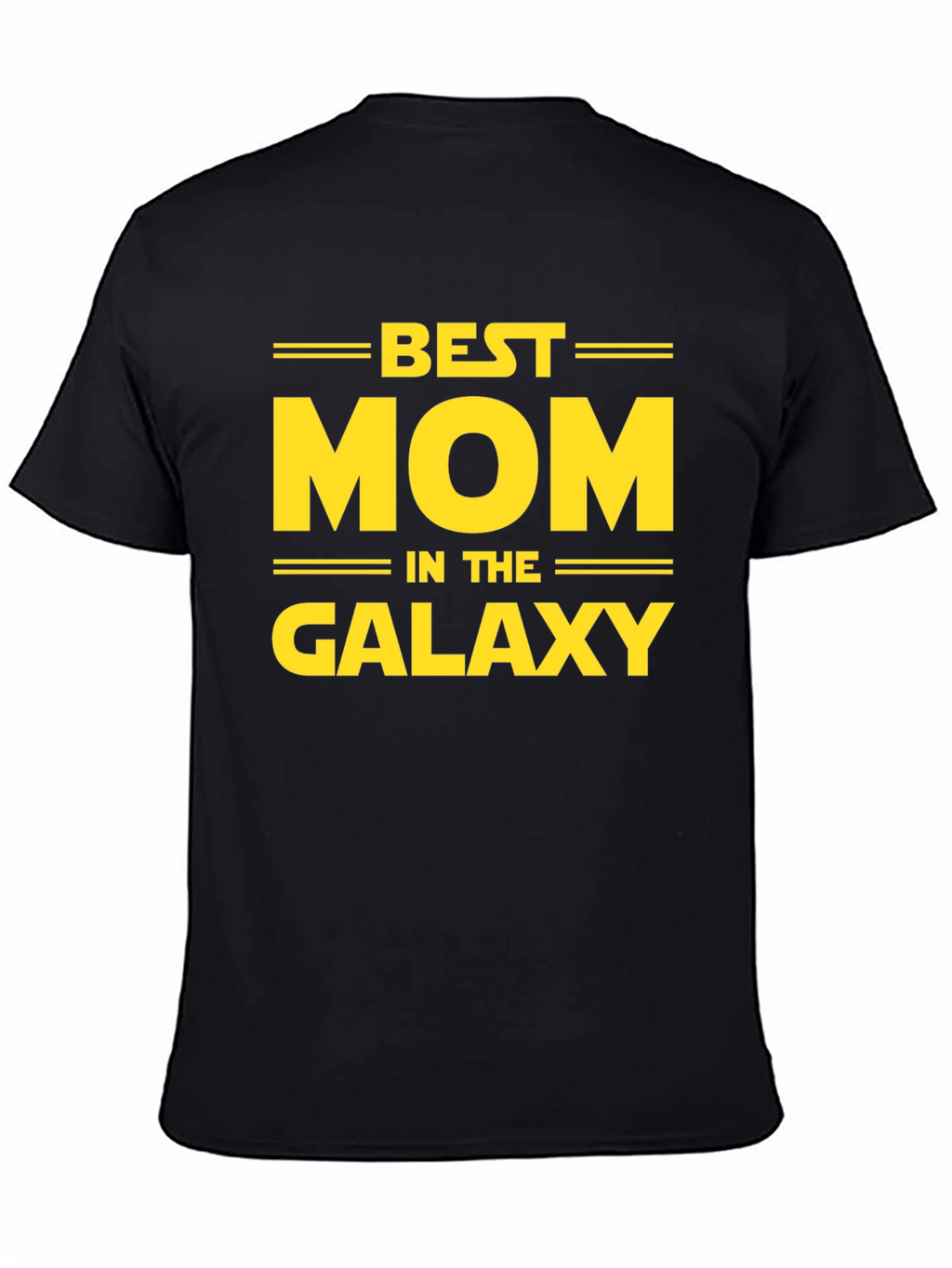 Best Mom in the Galaxy Black T-Shirt