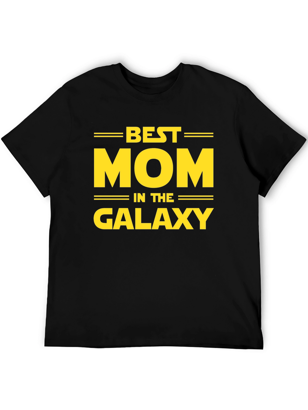 Best Mom in the Galaxy Black T-Shirt