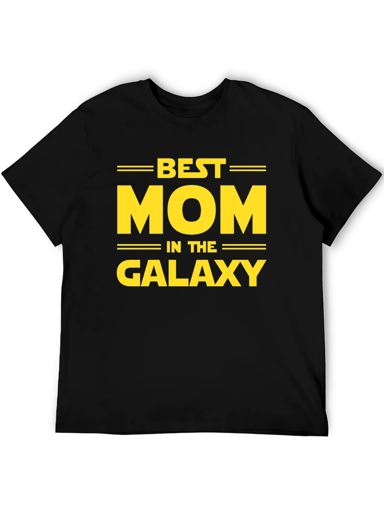 Best Mom in the Galaxy Black T-Shirt