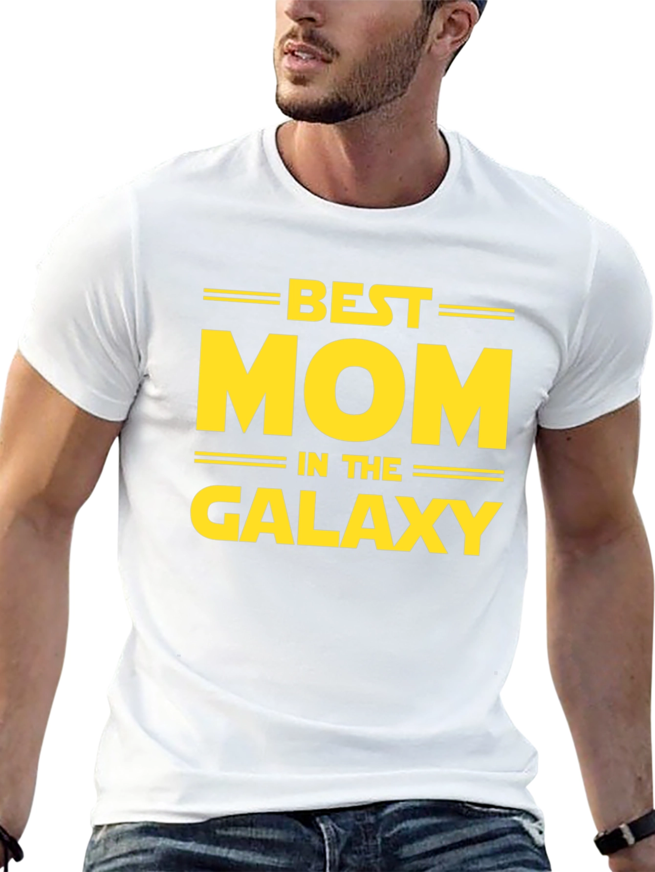 Best Mom in the Galaxy Black T-Shirt