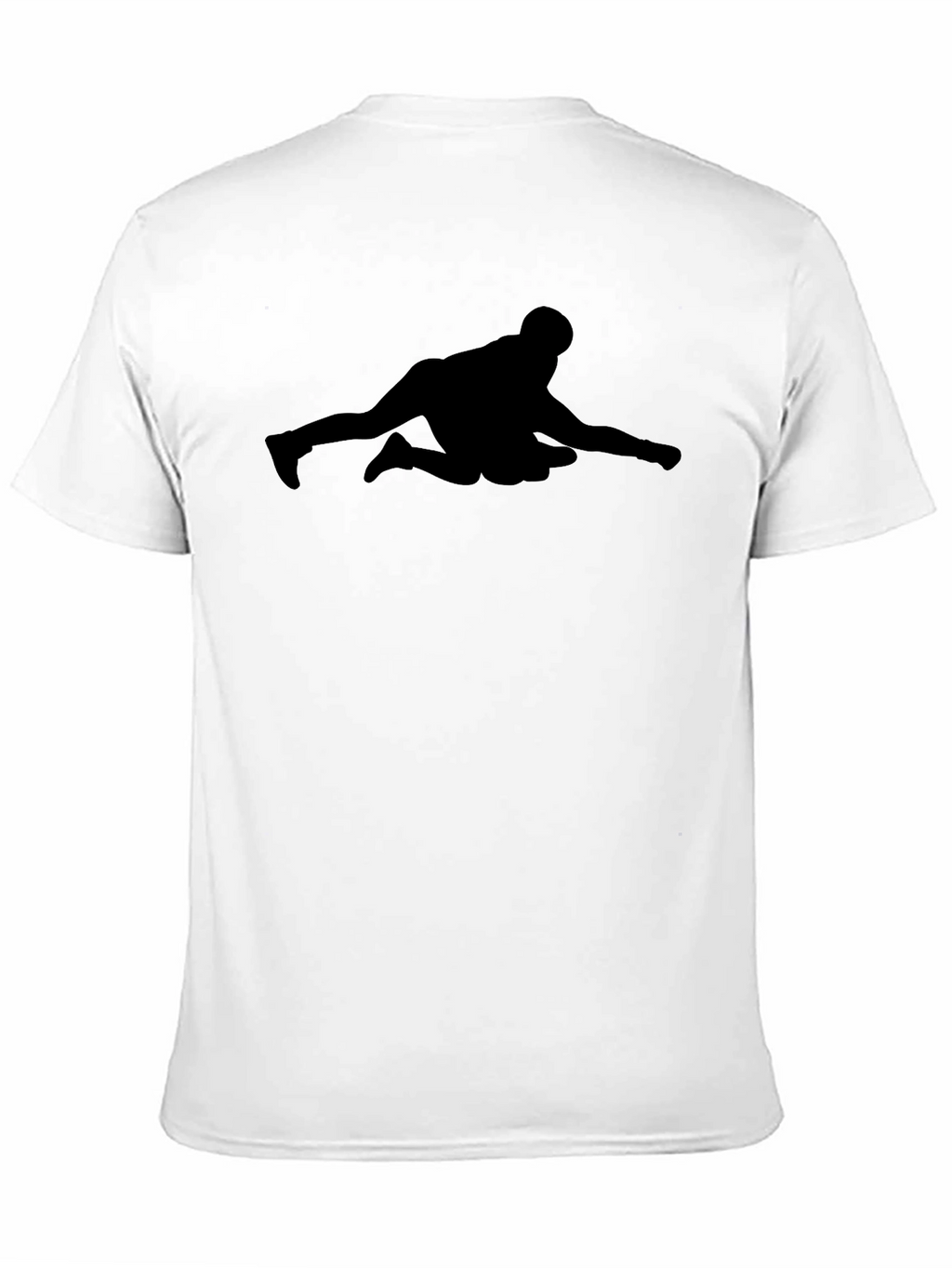 Curling Silhouette Black T-Shirt