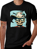 Skull Graphic Print Tee