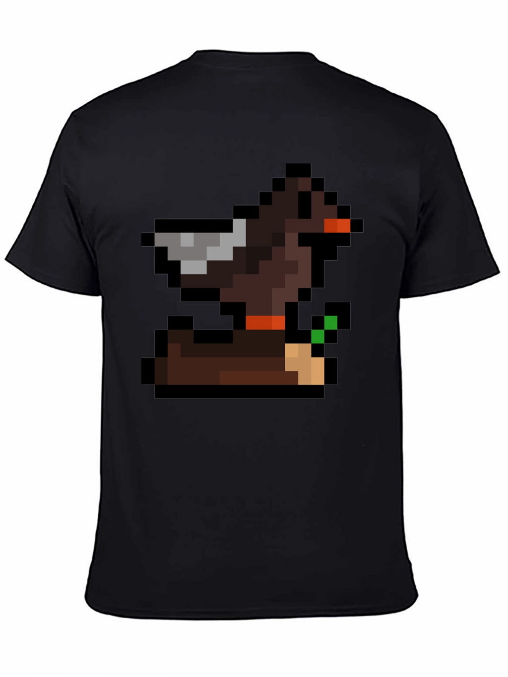 Retro Pixel Duck T-Shirt - Gamer Style Tee