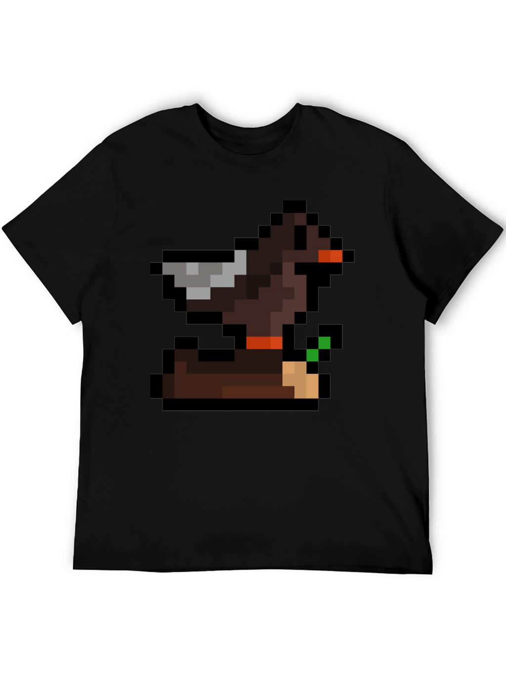 Retro Pixel Duck T-Shirt - Gamer Style Tee