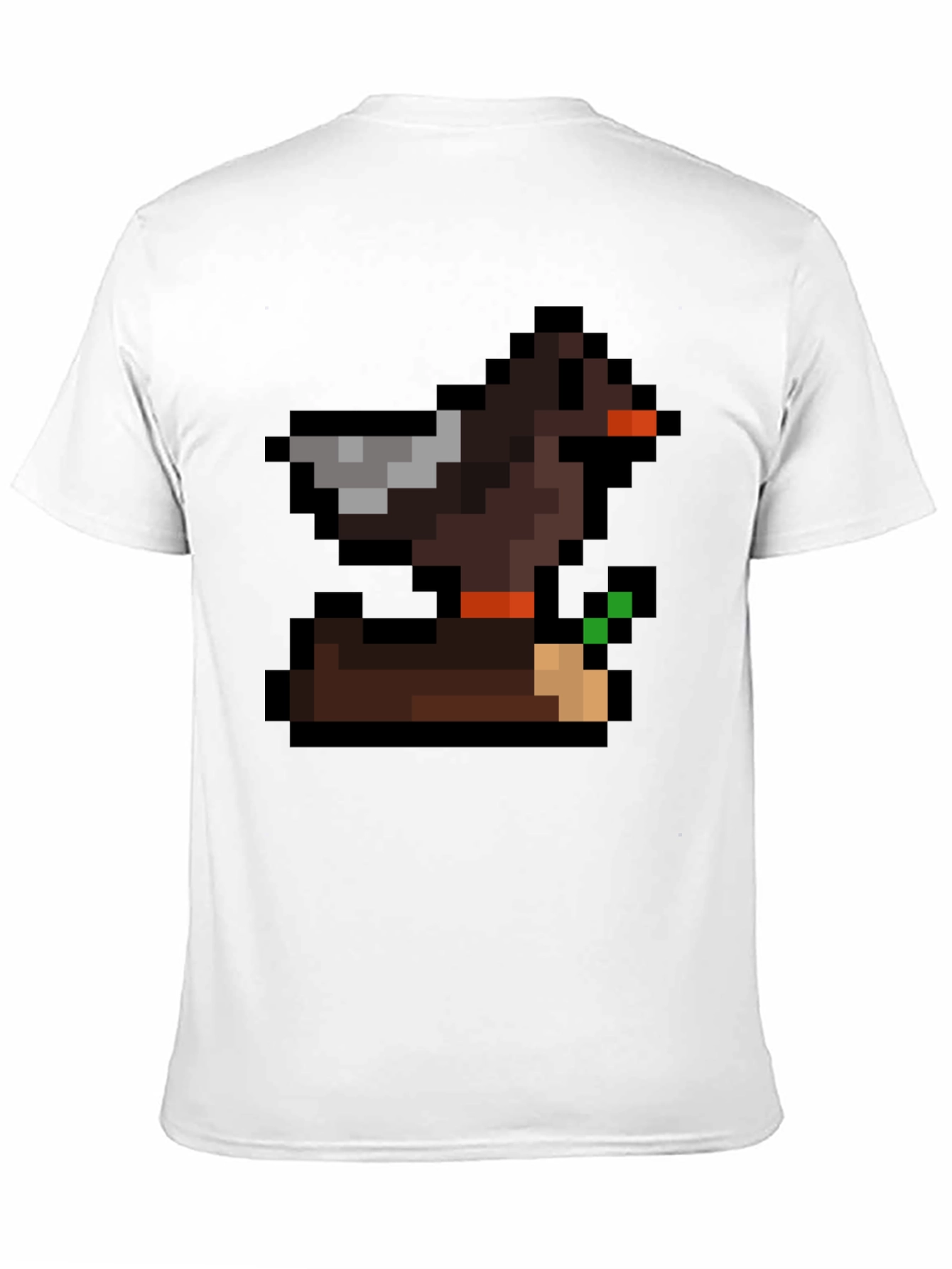 Retro Pixel Duck T-Shirt - Gamer Style Tee