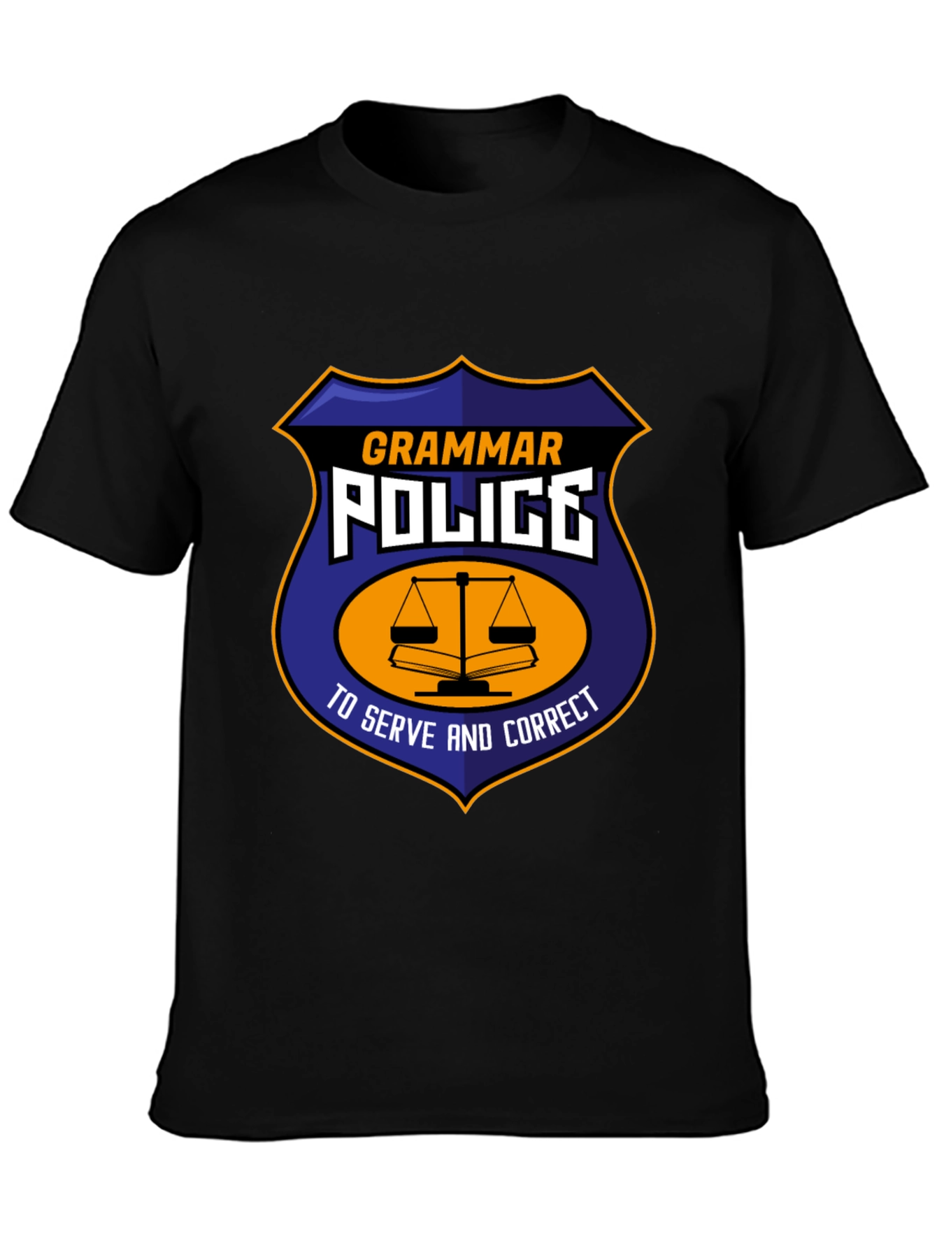 Grammar Police T-Shirt - Serve and Correct Tee