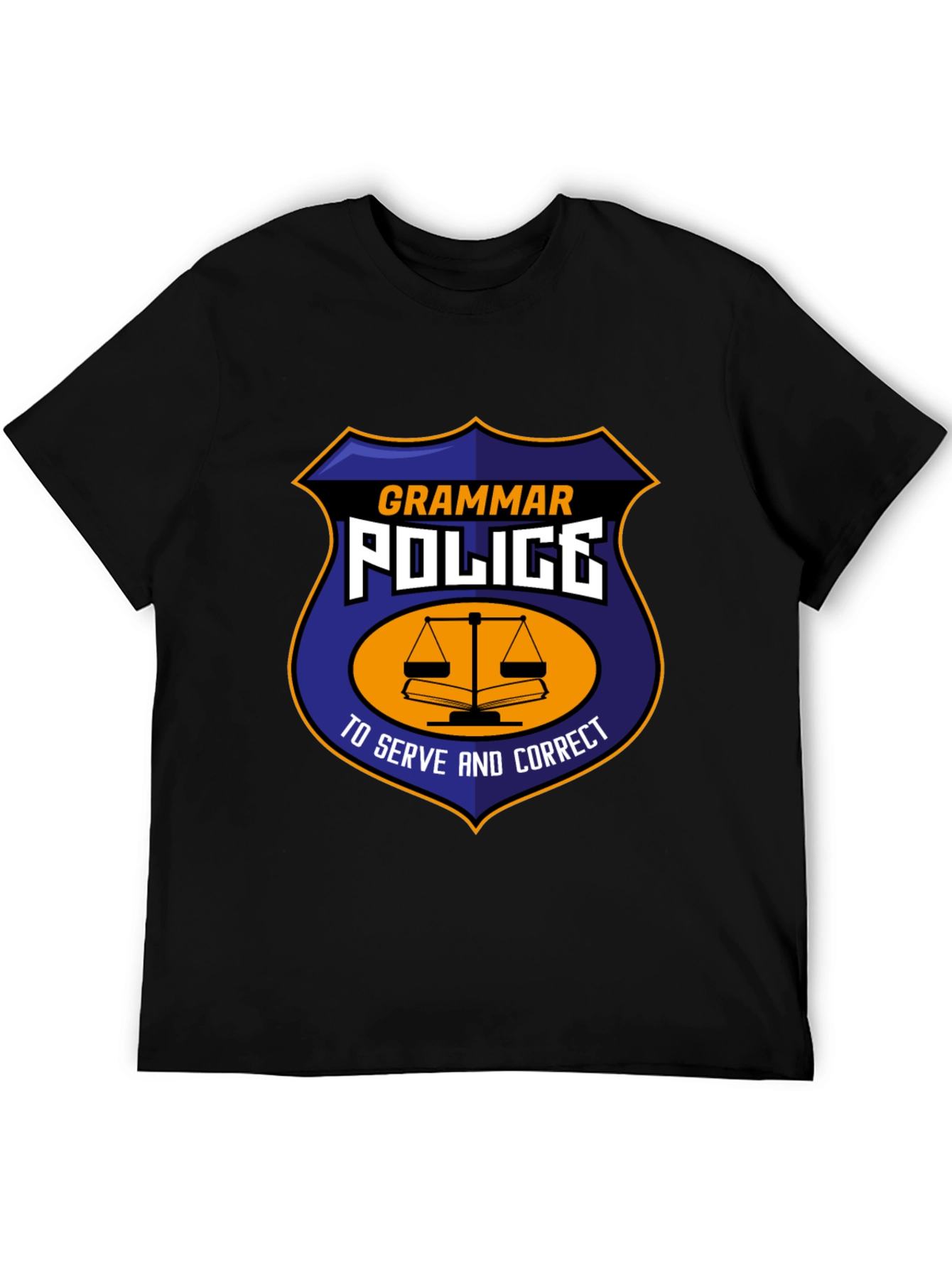 Grammar Police T-Shirt - Serve and Correct Tee