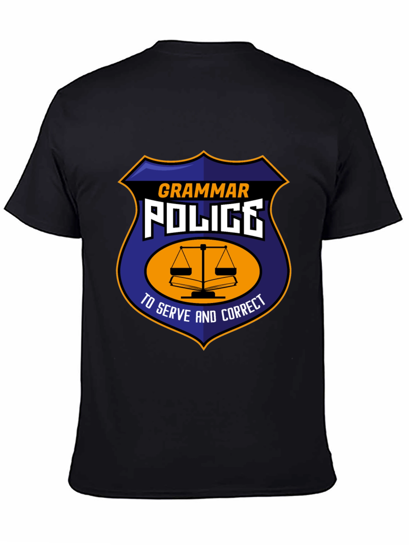 Grammar Police T-Shirt - Serve and Correct Tee