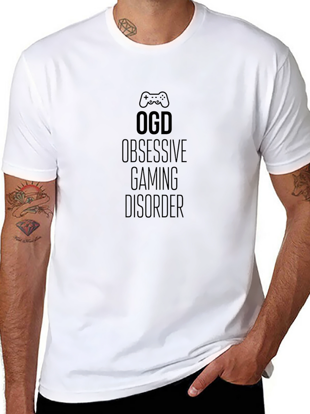 OGD Obsessive Gaming Disorder Black T-Shirt