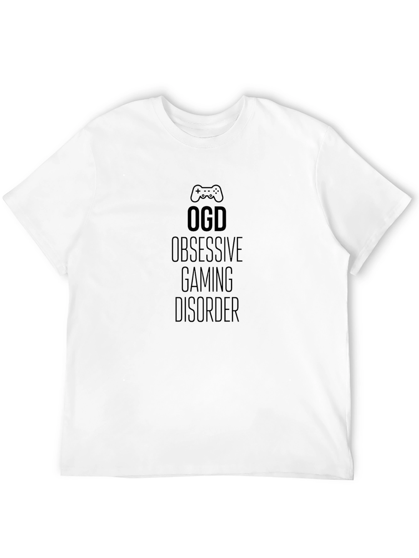 OGD Obsessive Gaming Disorder Black T-Shirt