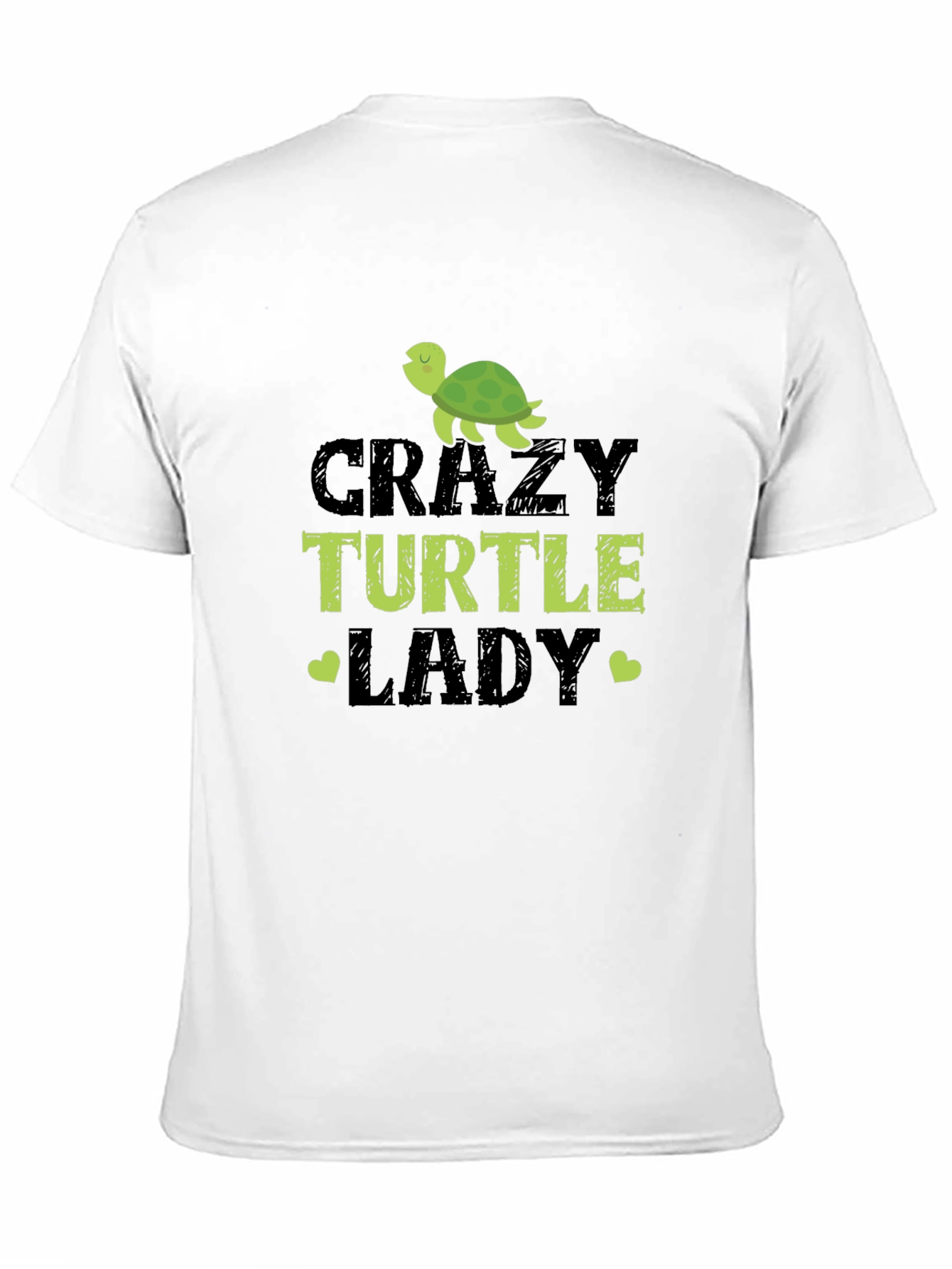 Crazy Turtle Lady T-Shirt - Unique Graphic Tee